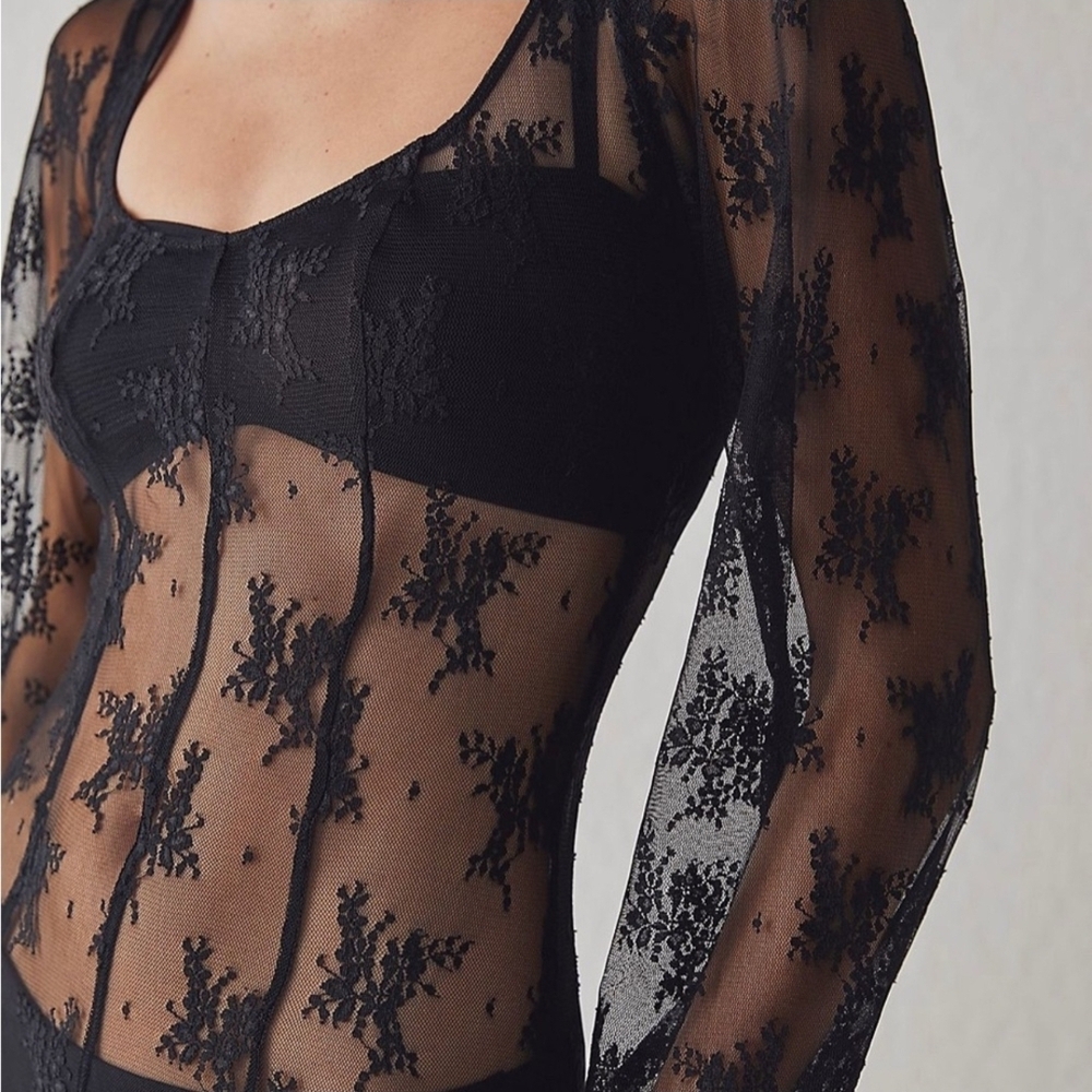 Free People In My Feels Lace Bodysuit